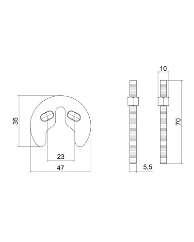 Кріплення для змішувача Lidz Repair 020 LDREP02025843