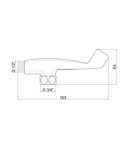 Тримач для лійки Lidz Niagara 109 LDNIA109CRM29475 Chrome