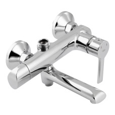 Душова система з верхнім тропічним душем універсальна Qtap Grand на три споживача (з виливом) QTGRACRM1004 Chrome