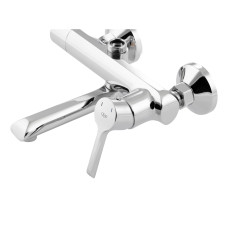 Душова система з верхнім тропічним душем універсальна Qtap Grand на три споживача (з виливом) QTGRACRM1004 Chrome