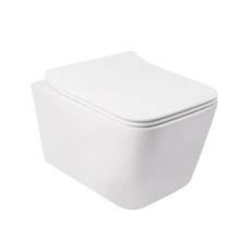 Готове рішення Qtap для ванної кімнати: підвісний унітаз Crow + комплект інсталяції Nest 4 в 1 (лінійна клавіша White)