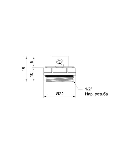 Кран Маєвського SD Plus 1/2" SD210W15