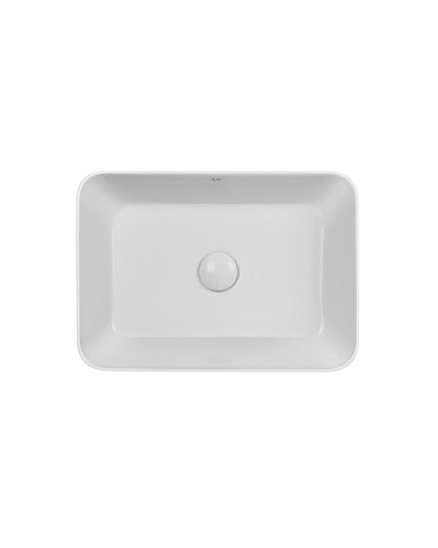 Раковина-чаша Qtap Virgo 490х350х110 White з донним клапаном QT18112261W