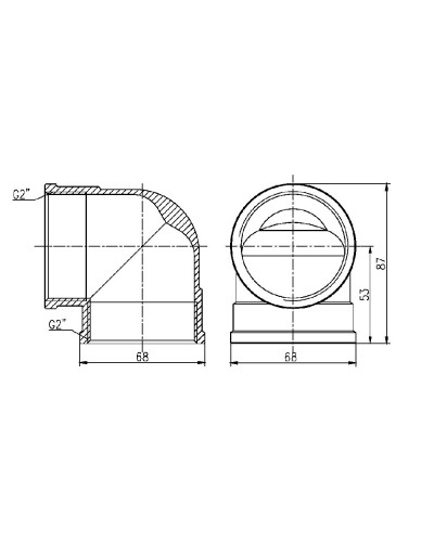 Кут SD Forte 2" ВВ SF36850