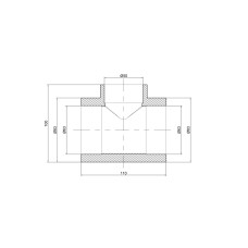 Трійник PPR Thermo Alliance 63х50х63
