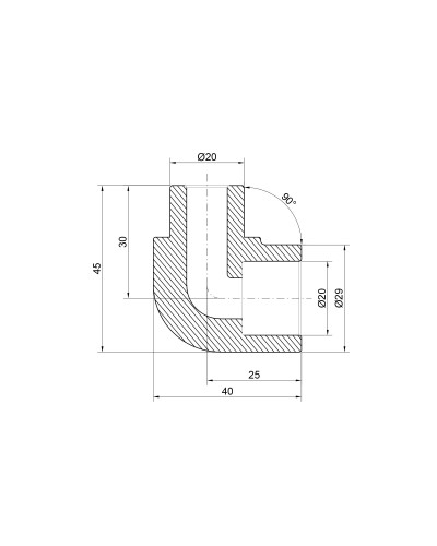 Кутик PPR Thermo Alliance 20, 90°