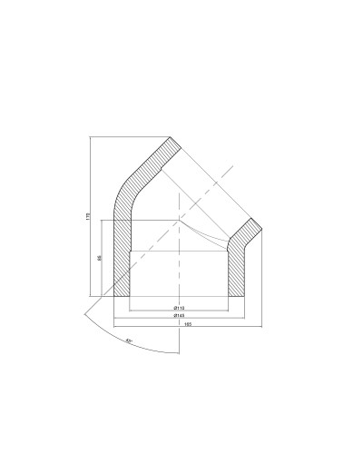 Кутик PPR Thermo Alliance 110, 45°