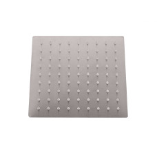 Душова система з верхнім тропічним душем універсальна Lidz Kubis 1030 на три споживача (з виливом) (k35) LDKUB1030NKS28538 Nickel