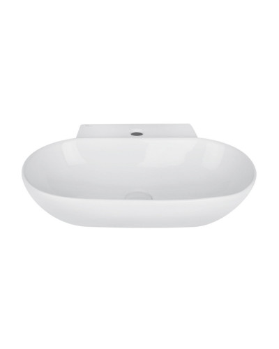 Раковина Qtap Cardinal 565х400х130 White з донним клапаном QT0411K177W