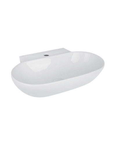 Раковина Qtap Cardinal 565х400х130 White з донним клапаном QT0411K177W