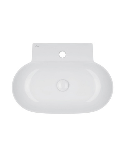 Раковина Qtap Cardinal 565х400х130 White з донним клапаном QT0411K177W