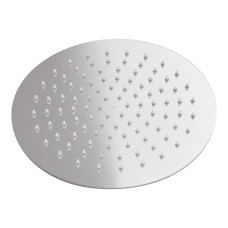 Душова система з верхнім тропічним душем універсальна Qtap Sloup на три споживача (з виливом) з полицею QTSL51105OGC Chrome