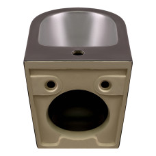 Біде підвісне Qtap Scorpio 515x360x345 Matt black QT1455053FMB