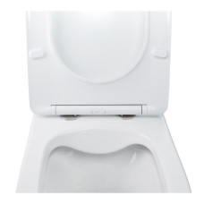 Готове рішення Qtap для ванної кімнати: підвісний унітаз Swan + комплект інсталяції Nest 4 в 1 (лінійна клавіша White)