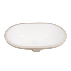 Раковина Qtap Stork 560x395x195 White з донним клапаном QT15116030W