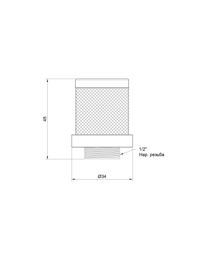 Сітка зворотного клапана SD Plus 1/2" SD245W15