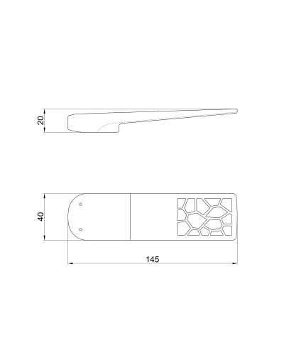 Ручка для змішувача Qtap Vlasta QTVLA9928102B Chrome/Black