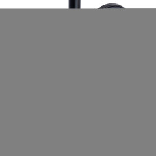 Душова система з верхнім тропічним душем універсальна Qtap Jay на три споживача (з виливом) QTJAY111BLM45549 Black Matt