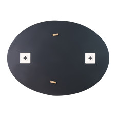 Дзеркало Lidz Latwa 140.07.11 (1) 650х800 настінне овальне з декором LD78LA6580