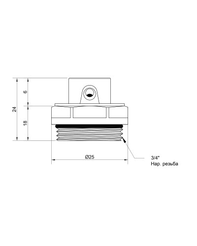 Кран Маєвського SD Plus 3/4" SD210W20