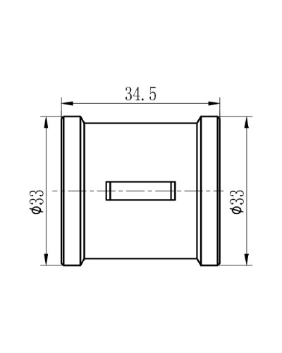 Муфта SD Forte 3/4" ВВ хром SF356H20