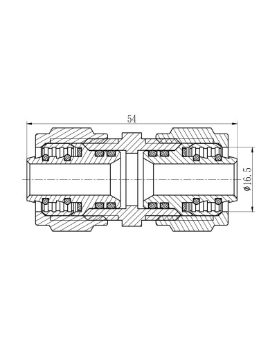 Муфта обтискна SD Forte 16 SF170W1616