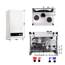 Котел газовий Airfel DigiFEL DUO 24 кВт двоконтурний (2018)