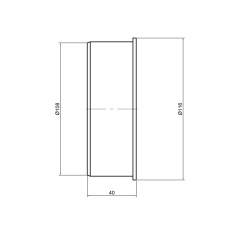 Заглушка PPR каналізаційна TA Sewage 110