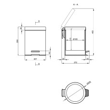 Відро для сміття Qtap Liberty 5 л QTLIBBLM1149 Black