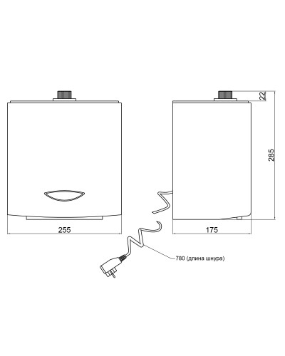 Дезінфектор Qtap Pohodli 220V безконтактний QDZ2000WP White (Dezinfektor)