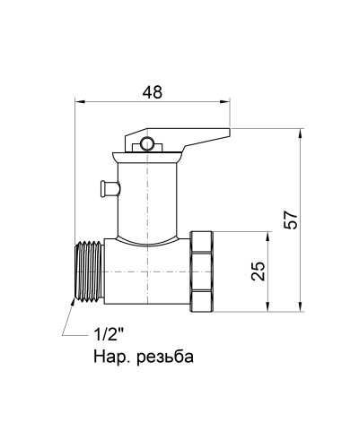 Зворотний клапан SD Plus 1/2" SD24315R