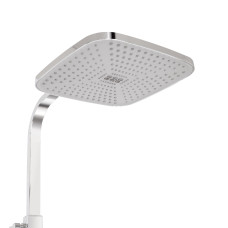 Душова система з верхнім тропічним душем універсальна Lidz Wawel 1030 на три споживача (з виливом) (k35) LDWAW1030CRM45391 Chrome