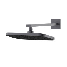 Душова система для душу Qtap Gemini прихованого монтажу на два споживача QTGEM113GMB45698 Gunmetal Black PVD