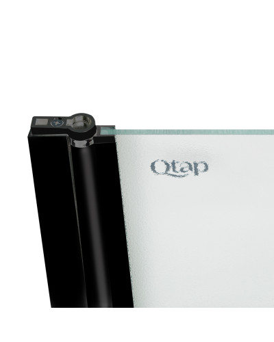 Штора на ванну Qtap Standard BLM407513APL скло Pear 6 мм, 75х130 см, ліва