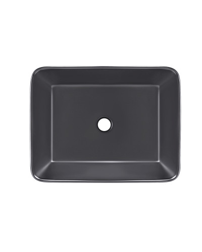 Раковина-чаша Qtap Tern 475х370х140 Matt black QT172074MBMBN