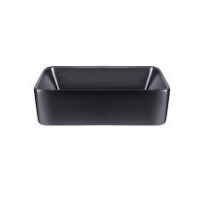 Раковина-чаша Qtap Tern 475х370х140 Matt black QT172074MBMBN