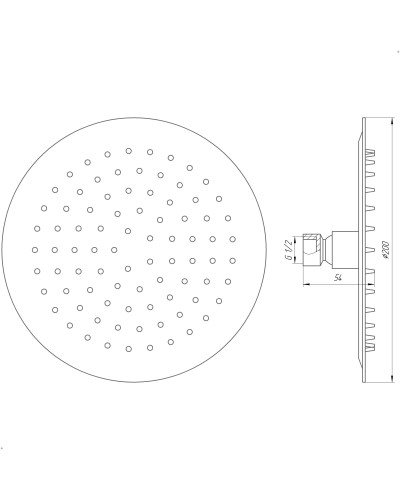 Душова лійка Globus Lux STS-0200