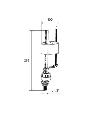 Клапан заповнення SIAMP 20024PF-BAS 1/2″