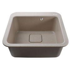 Гранітна мийка Globus Lux BARBORA піщаний 510х510мм-А0004