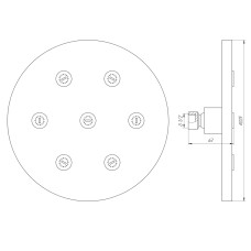 Душова лійка Globus Lux SD08A