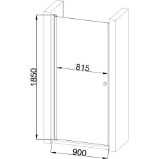 Душові двері BRAVO PROSNA 90