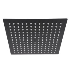 Душова лійка TSQ-250-BL Тропик SUS304 чорна матова 250*250мм , TOPAZ