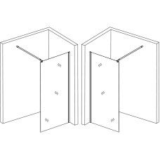 Душова перегородка BRAVO LEGA 100T