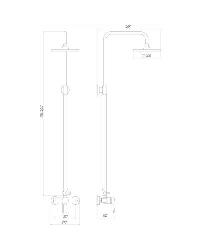 Душова система Globus Lux SEVA GLSV-0088