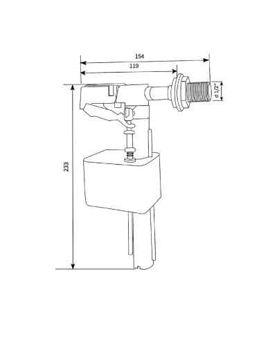 Клапан заповнення SIAMP X190-DURU 1/2″