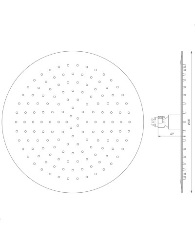 Душова лійка Globus Lux ST-0300-R