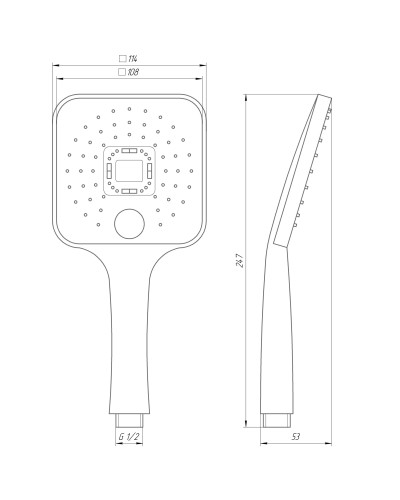 Душова лійка Globus Lux NS-003-00