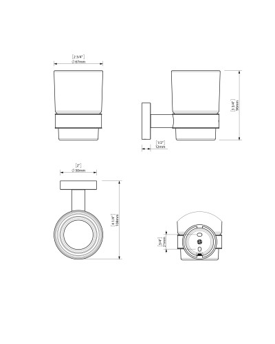 Набір аксесуарів для ванної SONIA ASTRAL KIT( 5 предметів) 183173