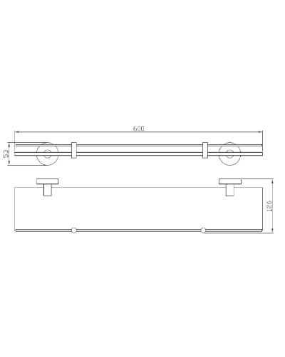 Полиця Perfect Sanitary Appliances SP 8127