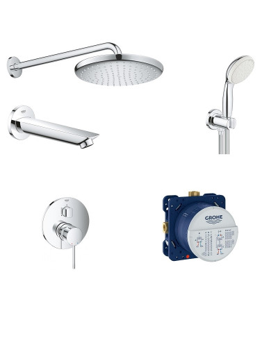 Душова система прихованого монтажу Grohe Essence c Tempesta 250 (26416SC5)